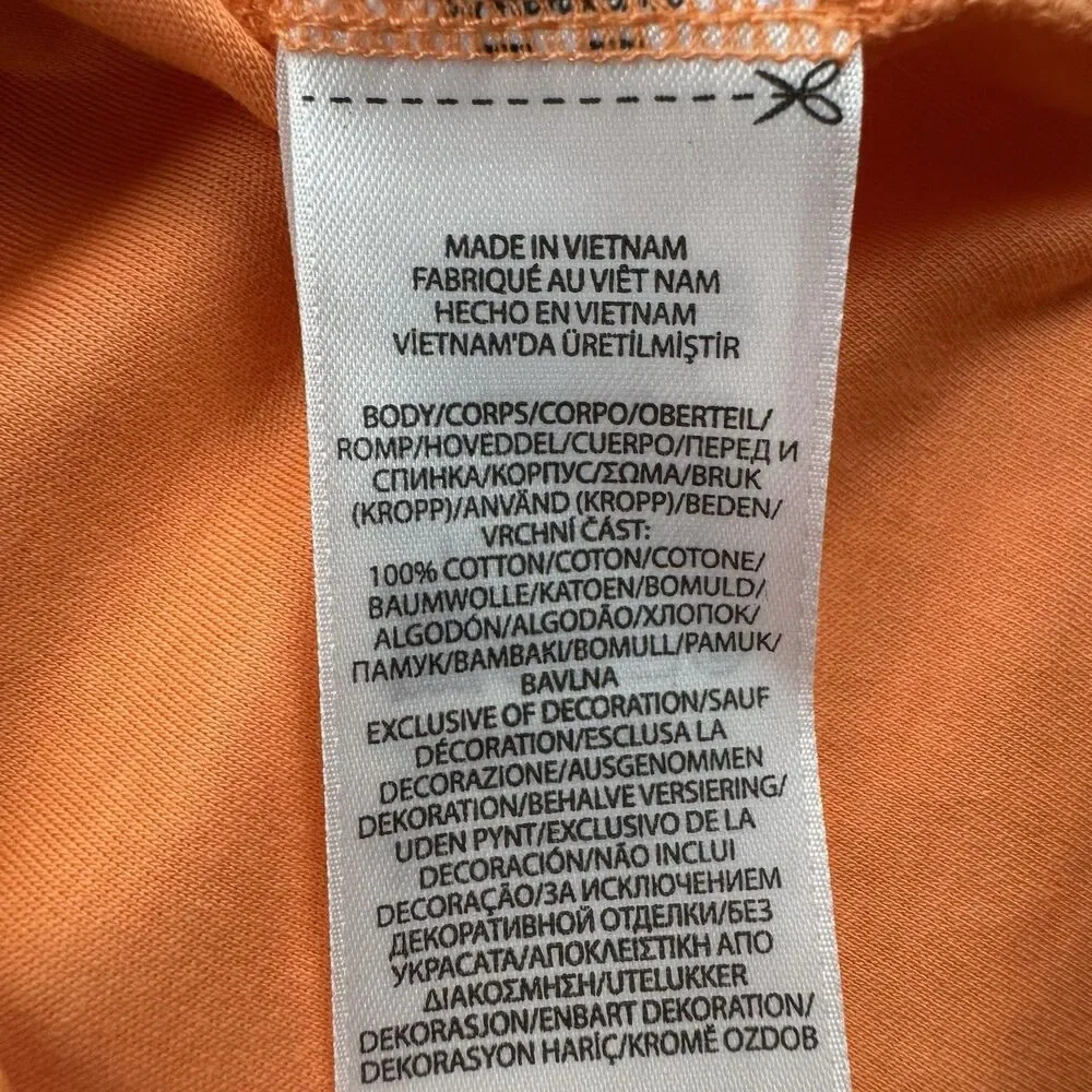 Polo Ralph Lauren Classic Fit Polo Shirt Mens M Orange Pony Logo Cotton Golf